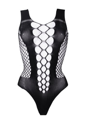 Body donna Contrast Fence Net Teddy