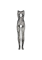 Tutina donna Criss Cross Neck Bodystocking Black