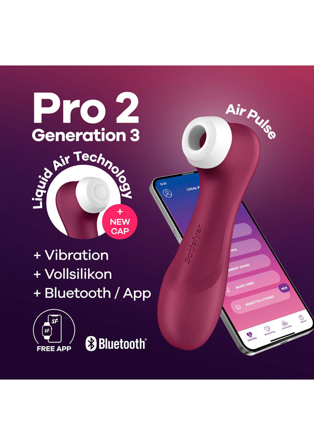 Succhia clitoride Pro 2 Generation 3 +Vibr + App