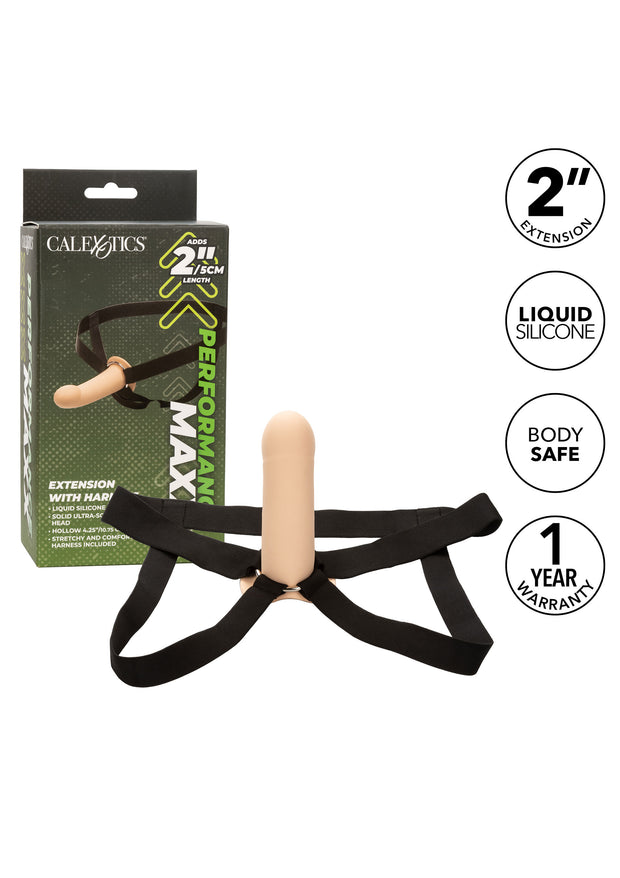 Guaina fallica con imbracatura Extension W Harness