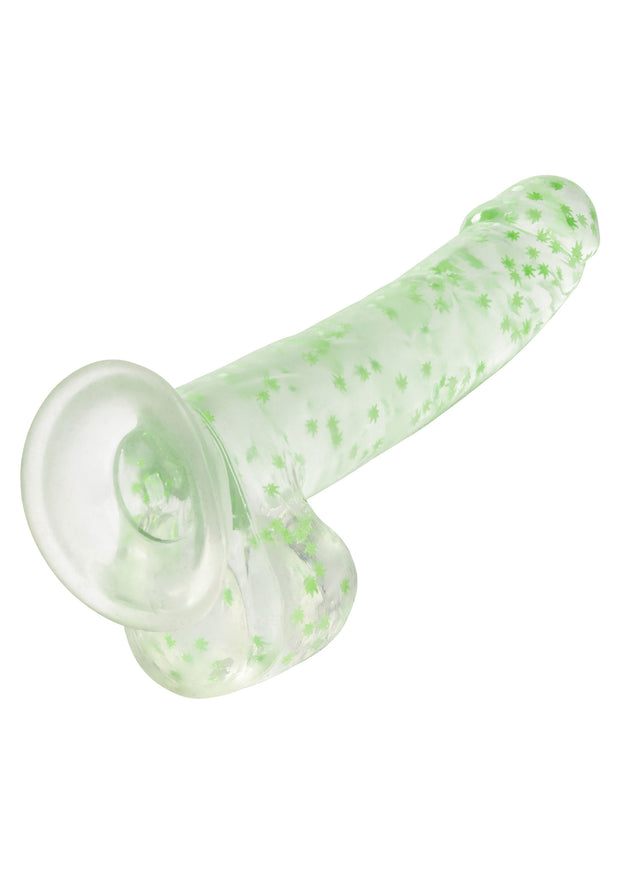 fallo con ventosa I Leaf Dick Glow Dildo