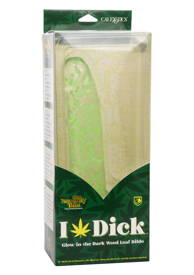 fallo con ventosa I Leaf Dick Glow Dildo