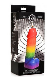 Candela bondage Pride Pecker Rainbow Drip Candle