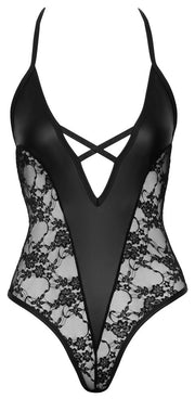 Body donna con pizzo trasparente