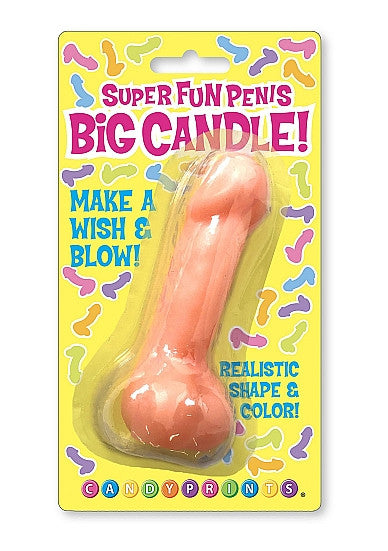 candela divertente Super Fun Big Penis Candle Pink