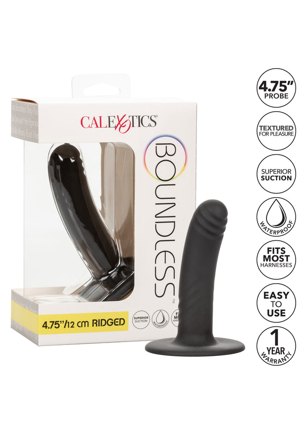 Dildo indossabile con ventosa Boundless 4.75/12cm Ridged
