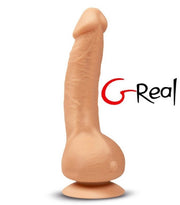 Vibratore realistico vaginale anale Greal Dong caramel