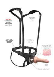 Imbracatura strap on Body Dock Strap-On Suspenders