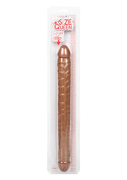 Fallo realistico doppio Size Queen Double Dong 17 Inch caramel