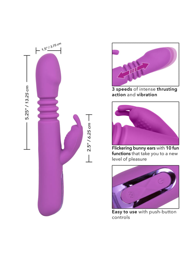 Vibratore vaginale Elite Thrusting Rabbit