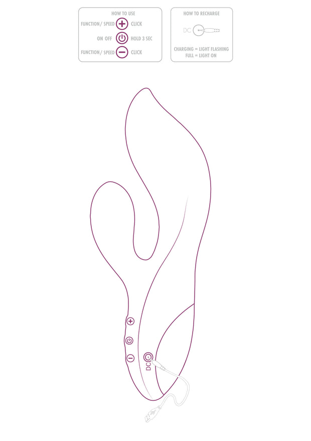 vibratore rabbit Freya Rumble Vibrator