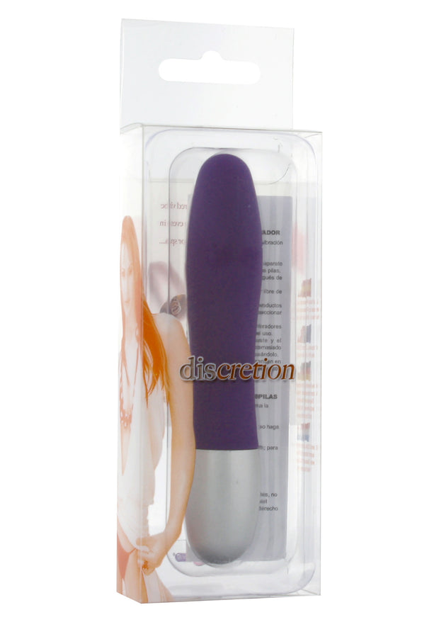 Vibratore classico piccolo Discretion Probe Vibrator purple