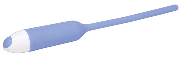 Dilatatore uretrale vibrante Silicone Dilator blu