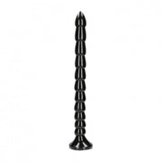 Fallo anale con ventosa Stacked Anal Snake 16''/ 40 cm Black