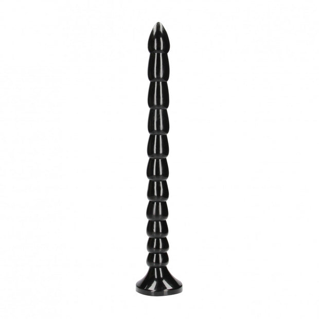 Fallo anale con ventosa Stacked Anal Snake 16''/ 40 cm Black