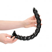 Fallo anale con ventosa Stacked Anal Snake 16''/ 40 cm Black