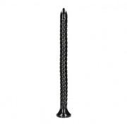 Fallo anale maxi Swirled Anal Snake - 20''/ 50 cm - Black