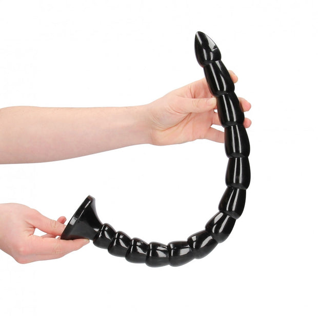 Fallo anale maxi Stacked Anal Snake - 20''/ 50 cm - Black