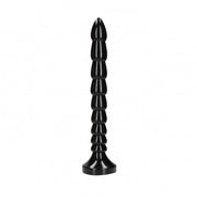 Fallo anale con ventosa Stacked Anal Snake 12''/ 30 cm Black