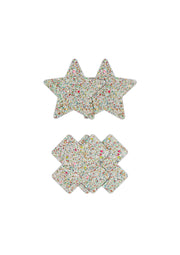 Copricapezzoli a forma di croce e stella gem Pasties Cross & Star 2 Pair