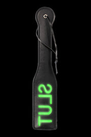 Sculacciatore 'Slut'' Paddle Glow in the Dark