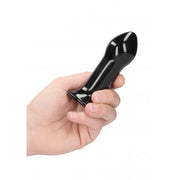 Plug anale in vetro dilatatore vibrante con ventosa Pluggy Glass Vibrator