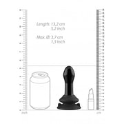 Plug anale in vetro dilatatore vibrante con ventosa Pluggy Glass Vibrator