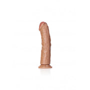Fallo big tan CURVED REALISTIC DILDO WITH SUCTION CUP - 9''/ 23 CM