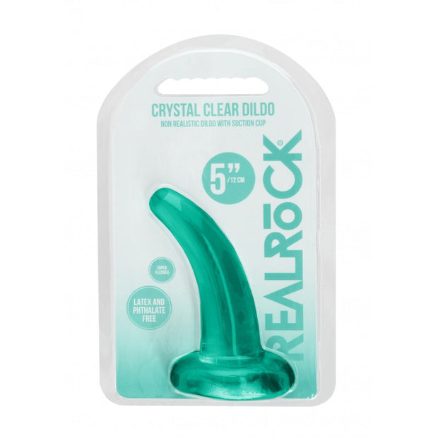 Dildo con ventosa turchese Non Realistic Dildo Suction Cup - Turquise