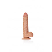 Fallo con ventosa realistico Dildo with Balls and Suction Cup - 8''/ 20,5 cm tan