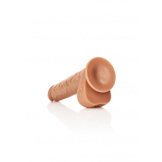 Fallo maxi Dildo with Balls and Suction Cup - 10''/ 25,5 cm tan