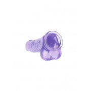 Pene finto viola con ventosa Realistic Dildo With Balls - 25,4 cm