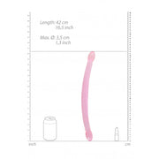 Dildo doppio rosa Non Realistic Double Dildo - 43 cm