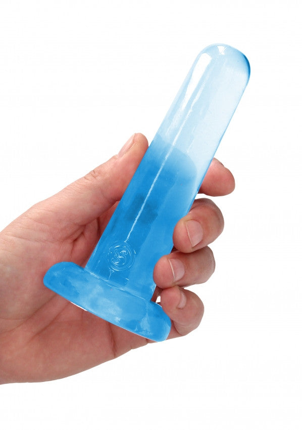 Dildo blu con ventosa Non Realistic Dildo Suction Cup -13,5 cm