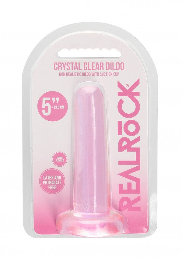 Dildo rosa con ventosa Non Realistic Dildo Suction Cup -13,5 cm