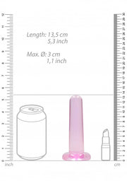 Dildo rosa con ventosa Non Realistic Dildo Suction Cup -13,5 cm