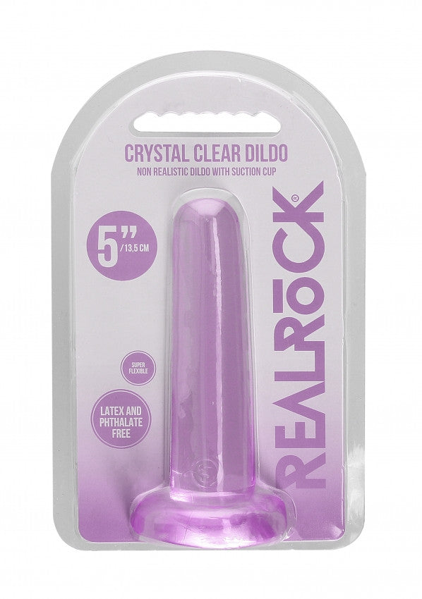Dildo viola con ventosa Non Realistic Dildo Suction Cup -13,5 cm