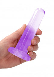 Dildo viola con ventosa Non Realistic Dildo Suction Cup -13,5 cm