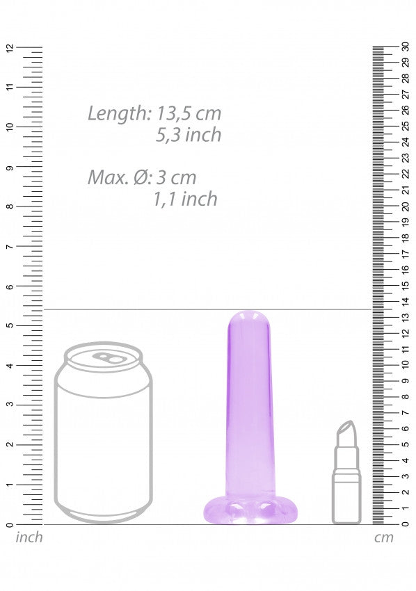 Dildo viola con ventosa Non Realistic Dildo Suction Cup -13,5 cm