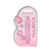 Pene finto rosa con ventosa Realistic Dildo with Balls 15 cm