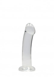Dildo con ventosa Non Realistic Dildo Suction Cup - Transparent 17 cm
