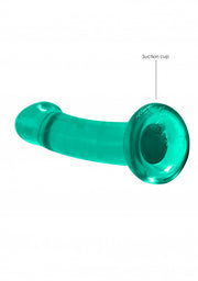 Dildo con ventosa turchese Non Realistic Dildo Suction Cup - Turquise17 cm