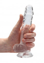 Pene finto con ventosa Realistic Dildo with Balls 17 cm