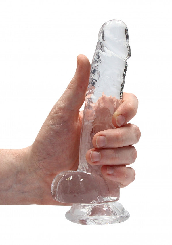 Pene finto con ventosa Realistic Dildo with Balls 17 cm