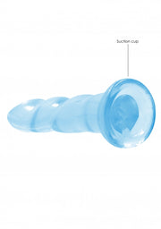 Dildo blu con ventosa Non Realistic Dildo Suction Cup -17 cm