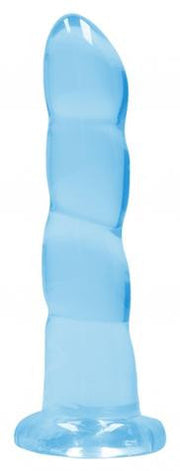 Dildo blu con ventosa Non Realistic Dildo Suction Cup -17 cm