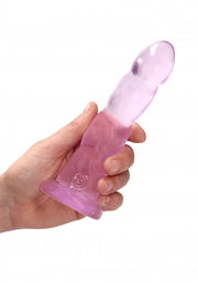 Dildo rosa con ventosa Non Realistic Dildo Suction Cup -  17 cm