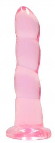 Dildo rosa con ventosa Non Realistic Dildo Suction Cup -  17 cm