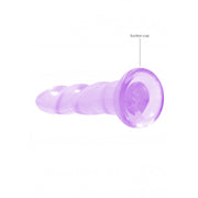 Dildo viola con ventosa Non Realistic Dildo Suction Cup -17 cm
