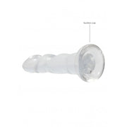 Dildo trasparente con ventosa Non Realistic Dildo Suction Cup - Transparent 17 cm